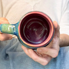 Load image into Gallery viewer, 23-D Turquoise FLOW Mid Mod Mug, 16 oz.