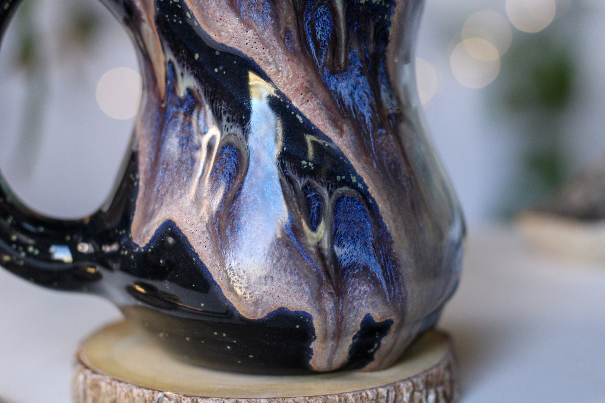 20-C Cosmic Amethyst Grotto Acorn Gourd Mug, 24 oz.