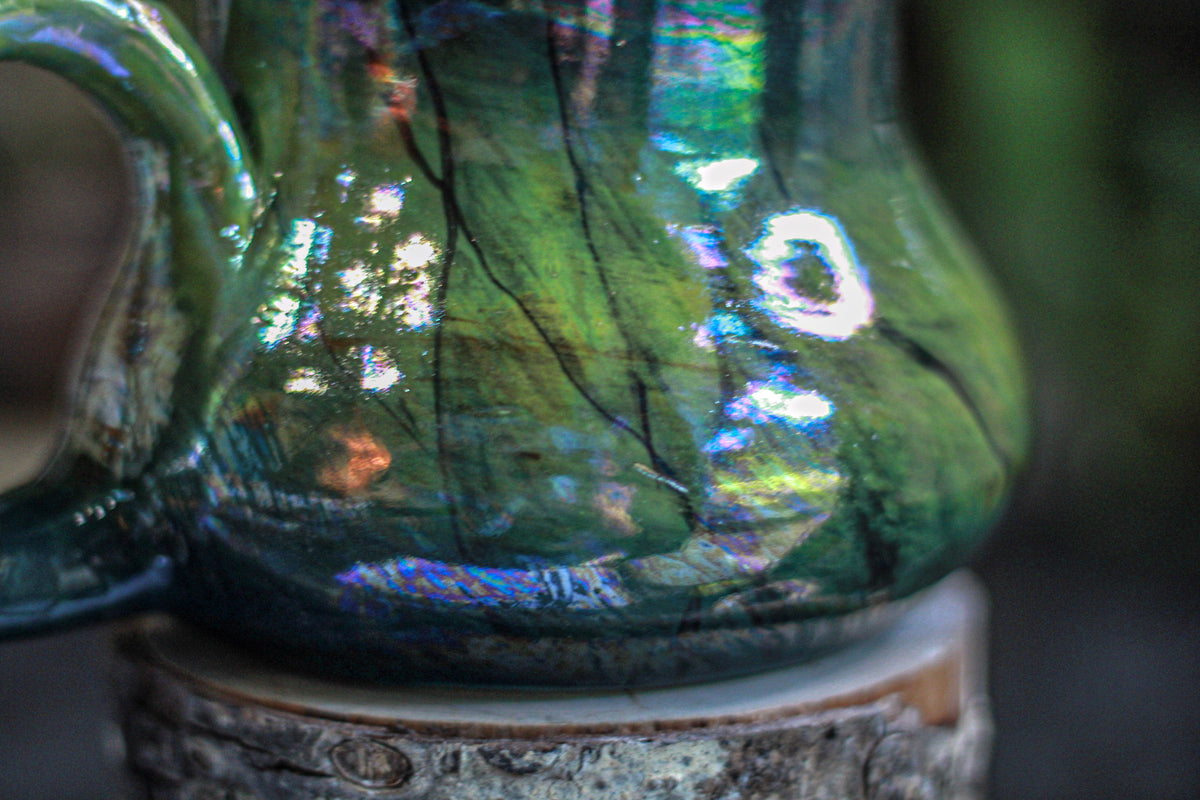 16-A PROTOTYPE Labradorite Squat Mug - ODDBALL, 20 oz. - 15% off