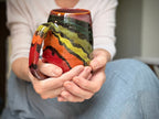 24-D Rainbow Family Variation Swirly Mug, 24 oz.