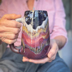 03-B Purple Mountain Majesty Slender Mug, 27 oz.