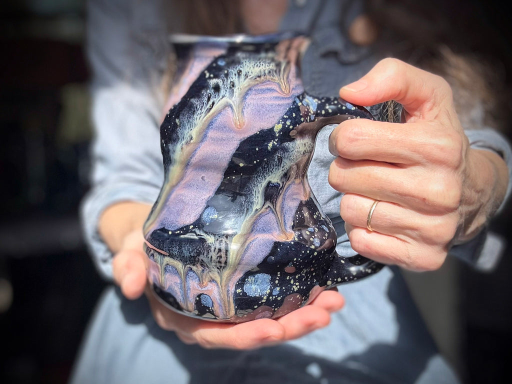 03-D Cosmic Amythyst Grotto Cuddle Mug - TOP SHELF, 23 oz.