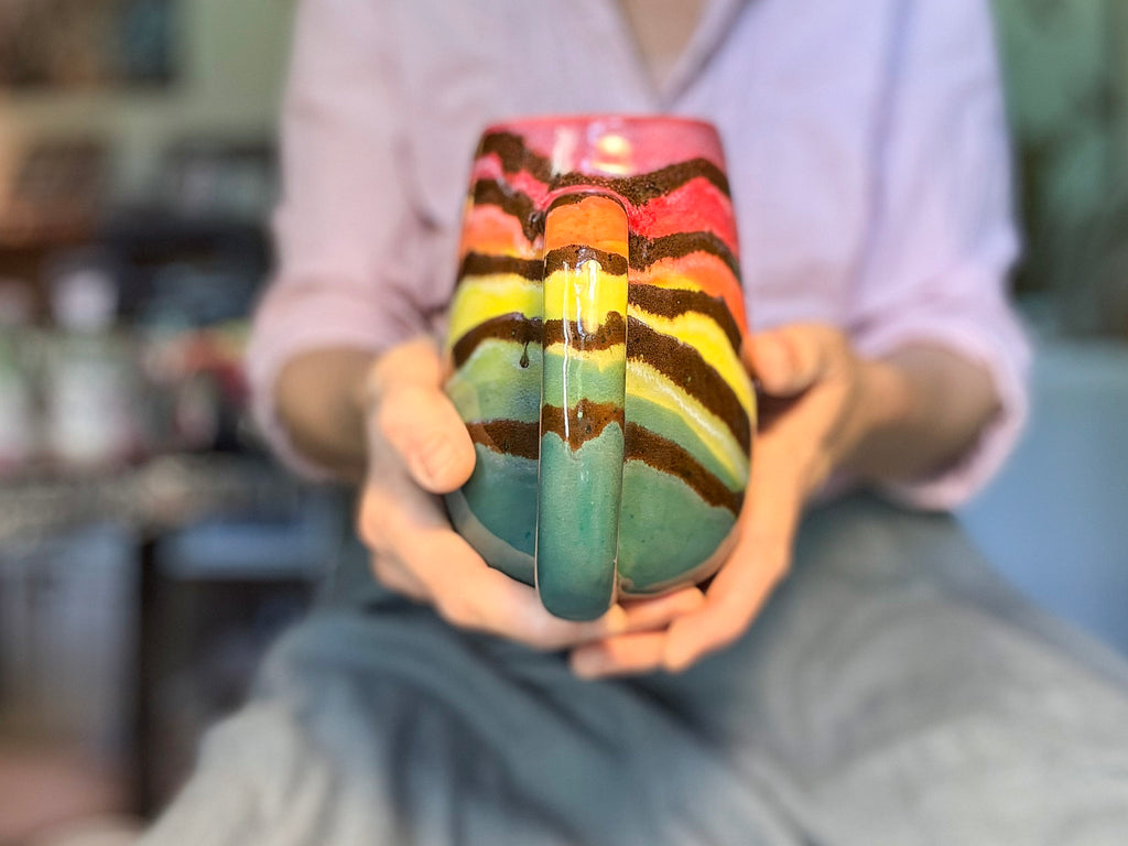 03-C Rainbow Mug, 24 oz.