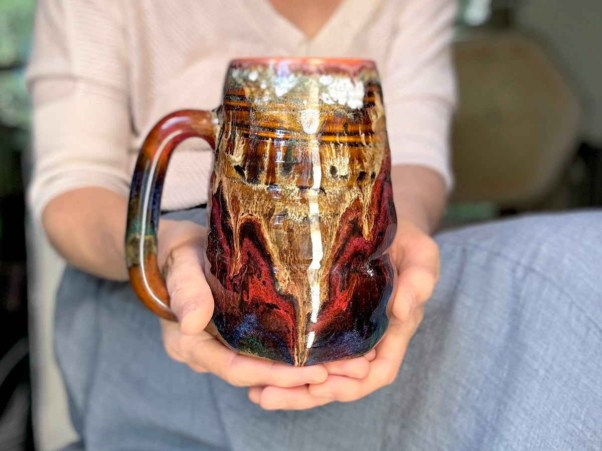 24-D Desert Oasis Swirly Mug - MISFIT, 28 oz. - 15% off