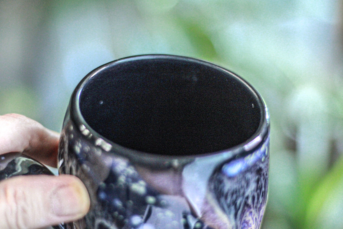22-C Cosmic Amethyst Grotto Gourd Mug, 25 oz.