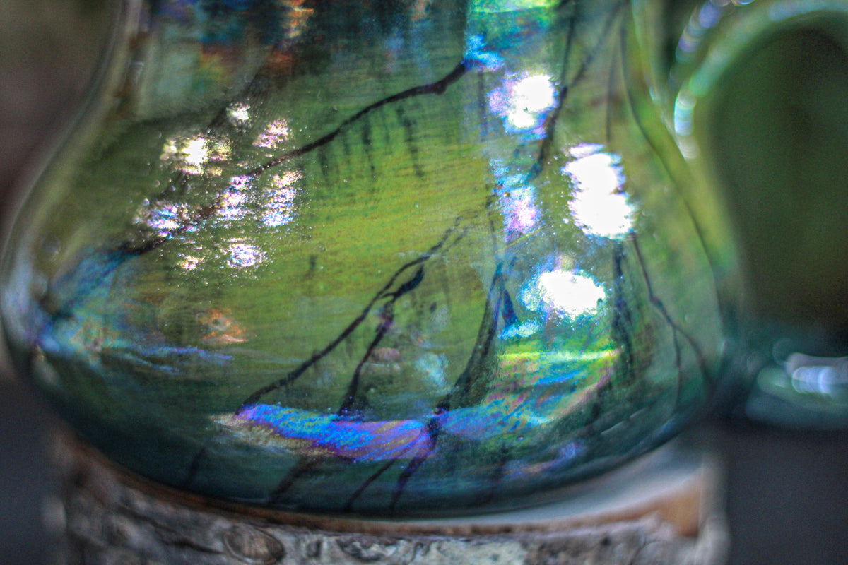 16-A PROTOTYPE Labradorite Squat Mug - ODDBALL, 20 oz. - 15% off