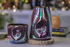 23-A Midnight Aura Notched Divot Bedside Pitcher Set - MINOR MISFIT, 18 oz./8 oz. - 15% off