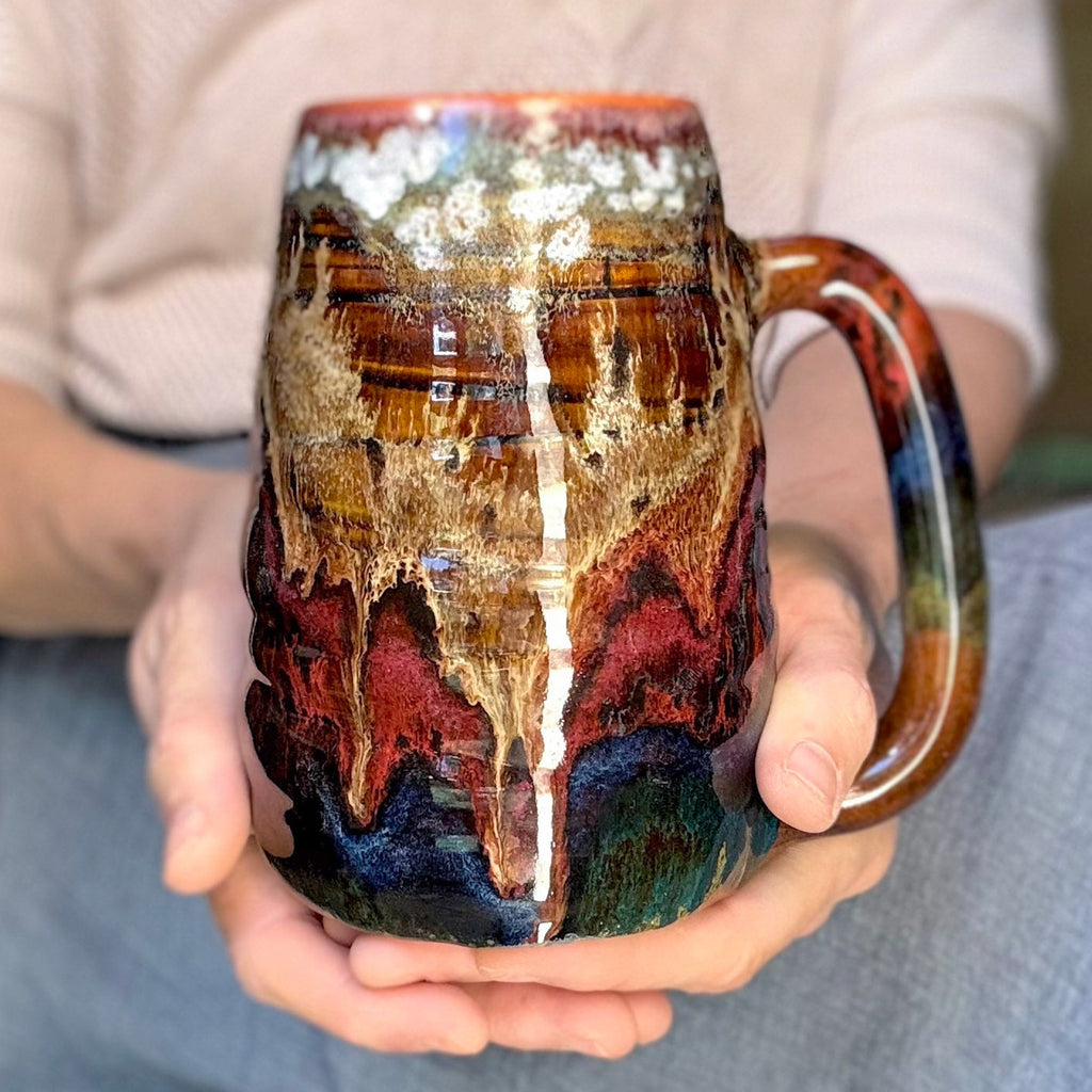 24-D Desert Oasis Swirly Mug - MISFIT, 28 oz. - 15% off