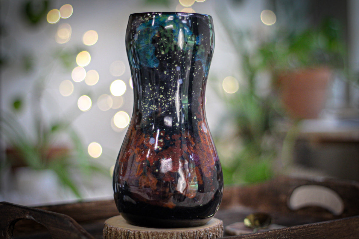 23-A Rainbow Stellar Tall Gourd Mug, 28 oz.