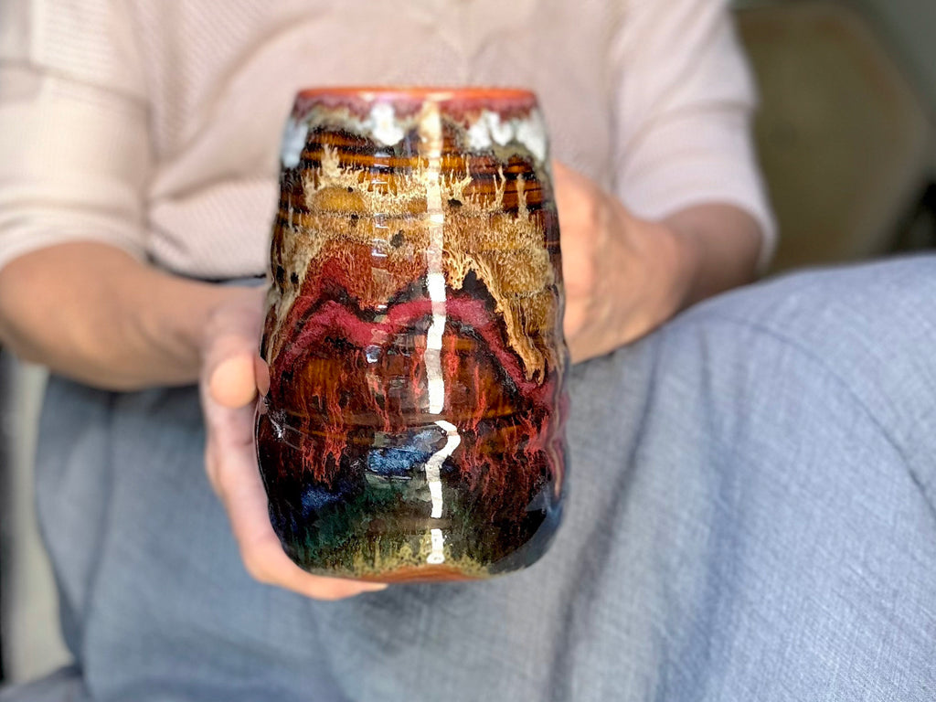 24-D Desert Oasis Swirly Mug - MISFIT, 28 oz. - 15% off