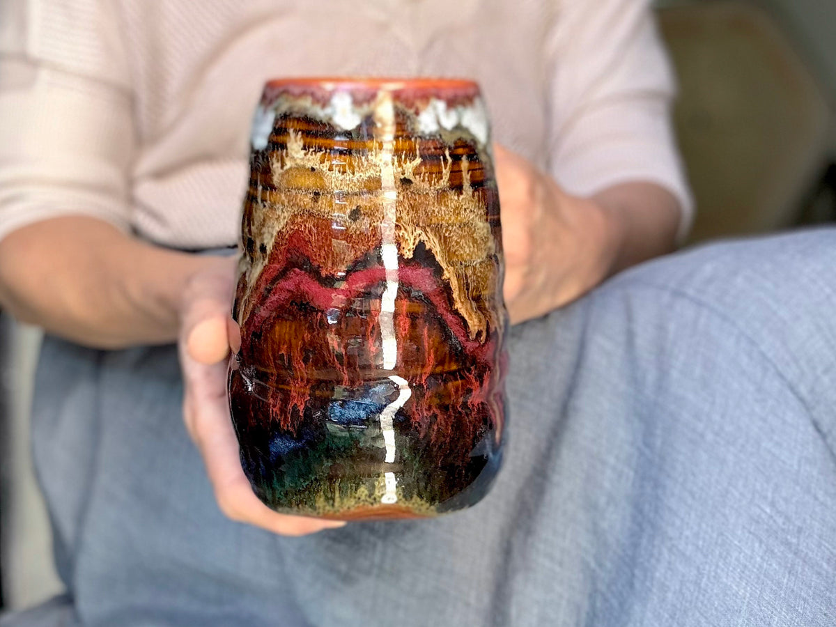 24-D Desert Oasis Swirly Mug - MISFIT, 28 oz. - 15% off