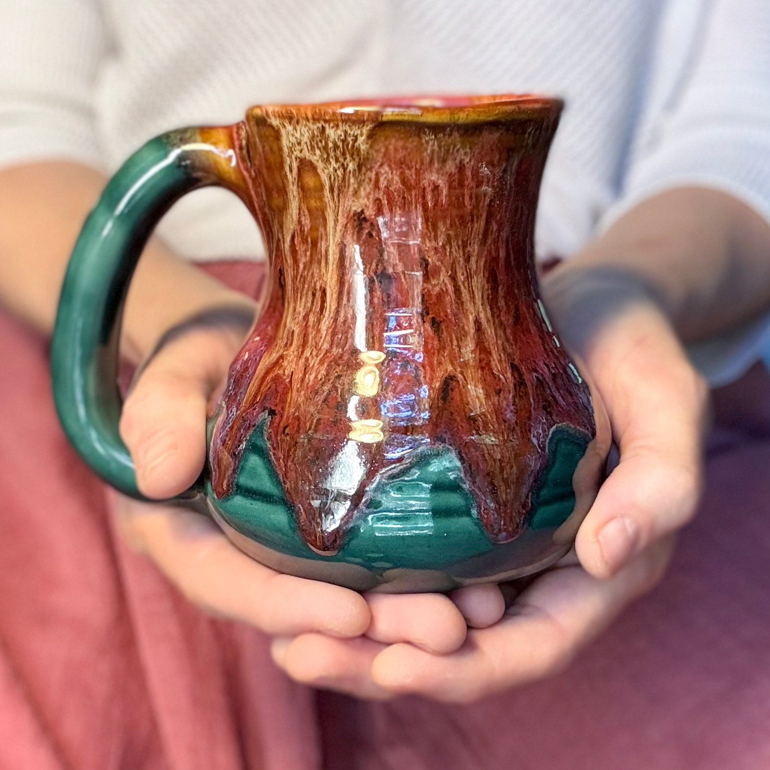 24-F Molten Flared Textured Mug, 16 oz.