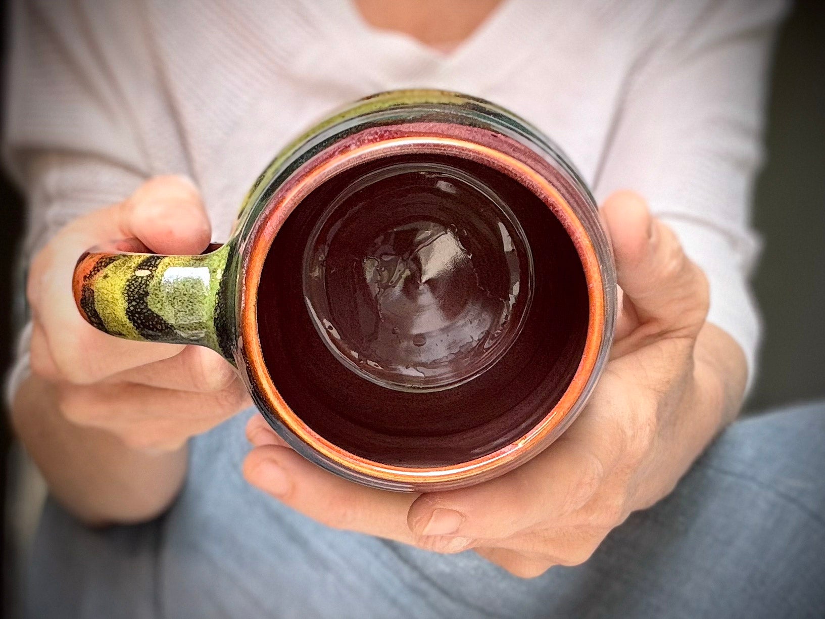 24-D Rainbow Family Variation Swirly Mug, 24 oz.