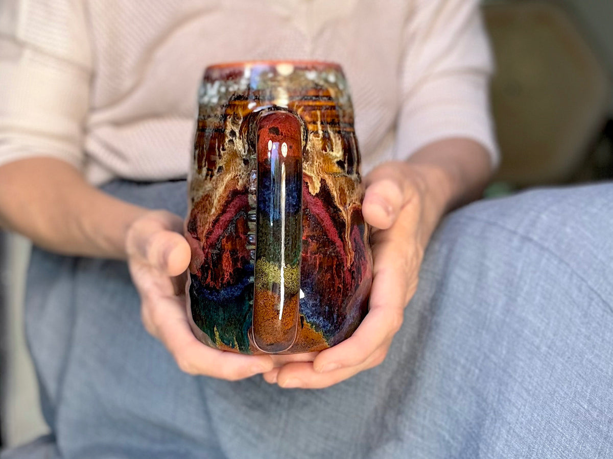 24-D Desert Oasis Swirly Mug - MISFIT, 28 oz. - 15% off
