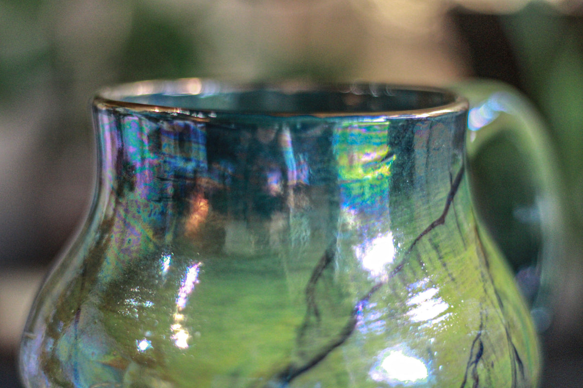 16-A PROTOTYPE Labradorite Squat Mug - ODDBALL, 20 oz. - 15% off
