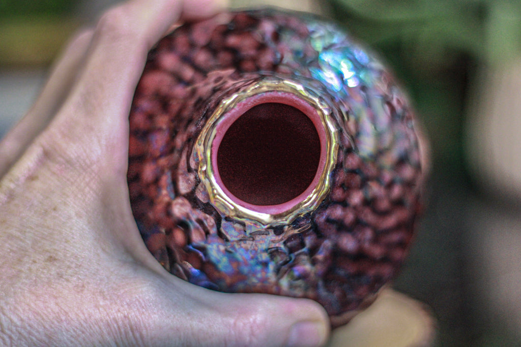 23-C PROTOTYPE Textured Vase, 21 oz.