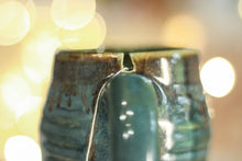 Load image into Gallery viewer, 19-F Simply Turquoise Notched Textured Divot Mug, 14 oz.