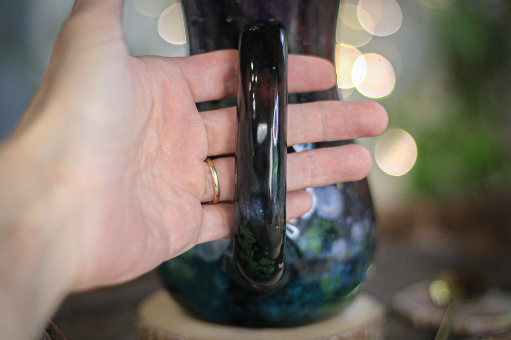 23-A Rainbow Stellar Tall Gourd Mug, 28 oz.
