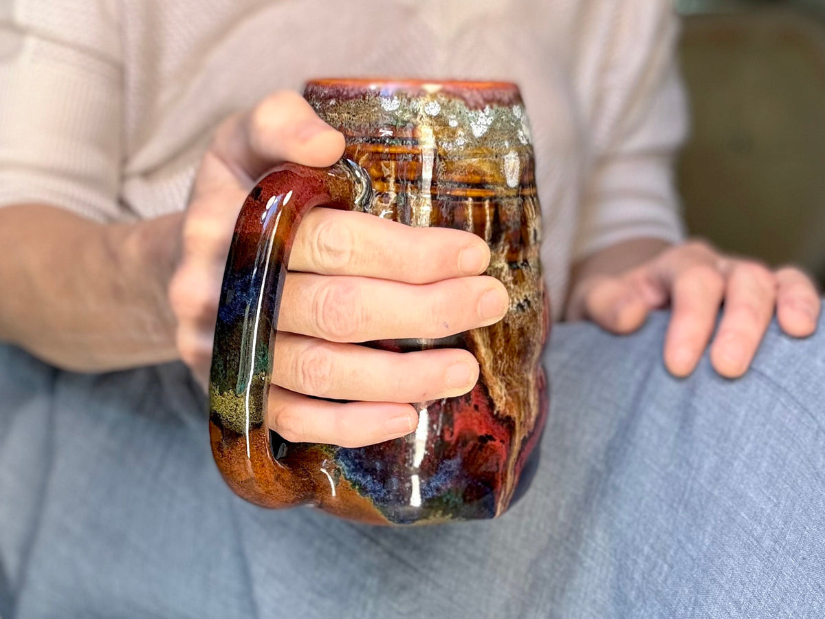 24-D Desert Oasis Swirly Mug - MISFIT, 28 oz. - 15% off