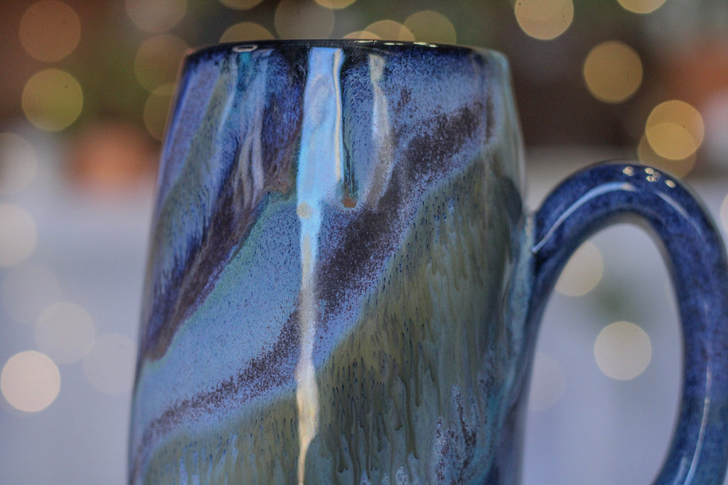 22-B Soft Earth Series Blue/Black PROTOTYPE Mug - MINOR MISFIT, 23 oz. - 10% off