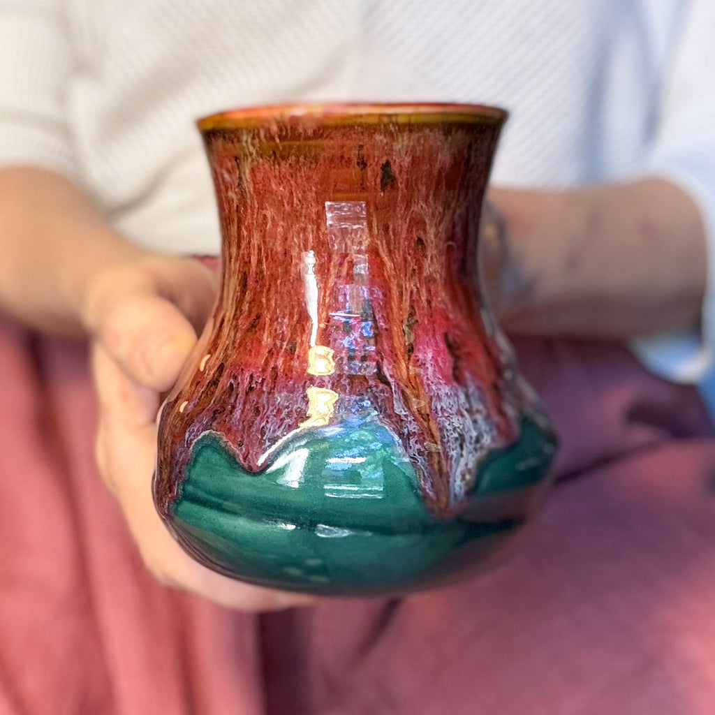 24-F Molten Flared Textured Mug, 16 oz.
