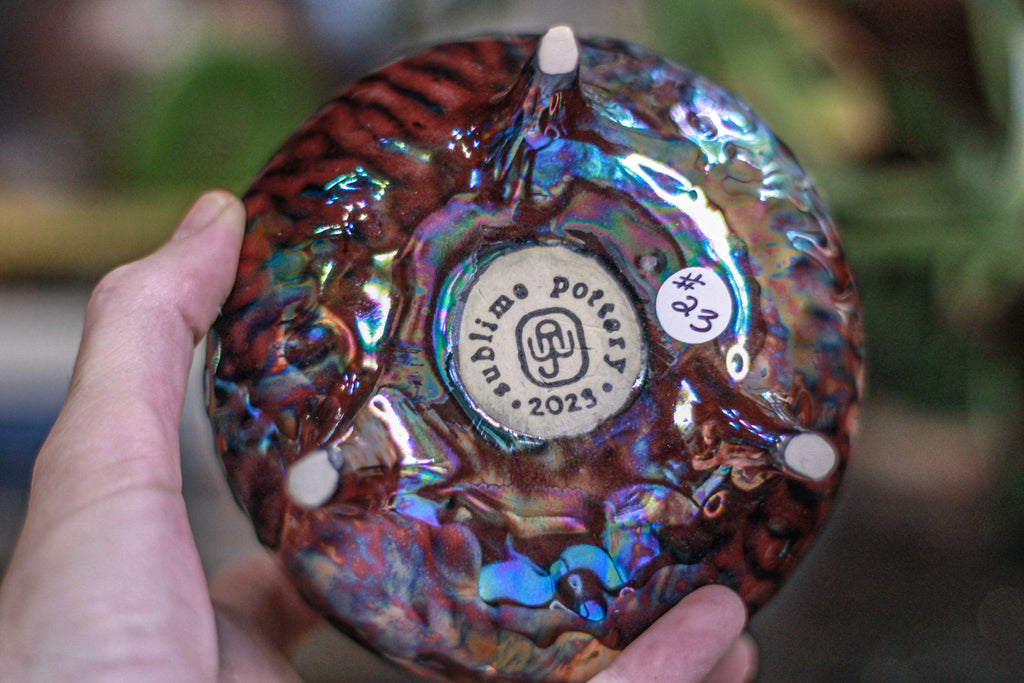 23-C PROTOTYPE Textured Vase, 21 oz.