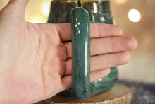 Load image into Gallery viewer, 19-F Simply Turquoise Notched Textured Divot Mug, 14 oz.