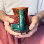 24-F Molten Flared Textured Mug, 16 oz.