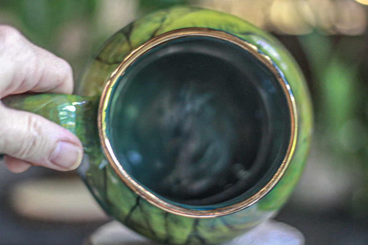 16-A PROTOTYPE Labradorite Squat Mug - ODDBALL, 20 oz. - 15% off