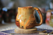 Load image into Gallery viewer, 09-F Pumpkin Chai EXPERIMENT Textured Crock Mug, 17 oz.