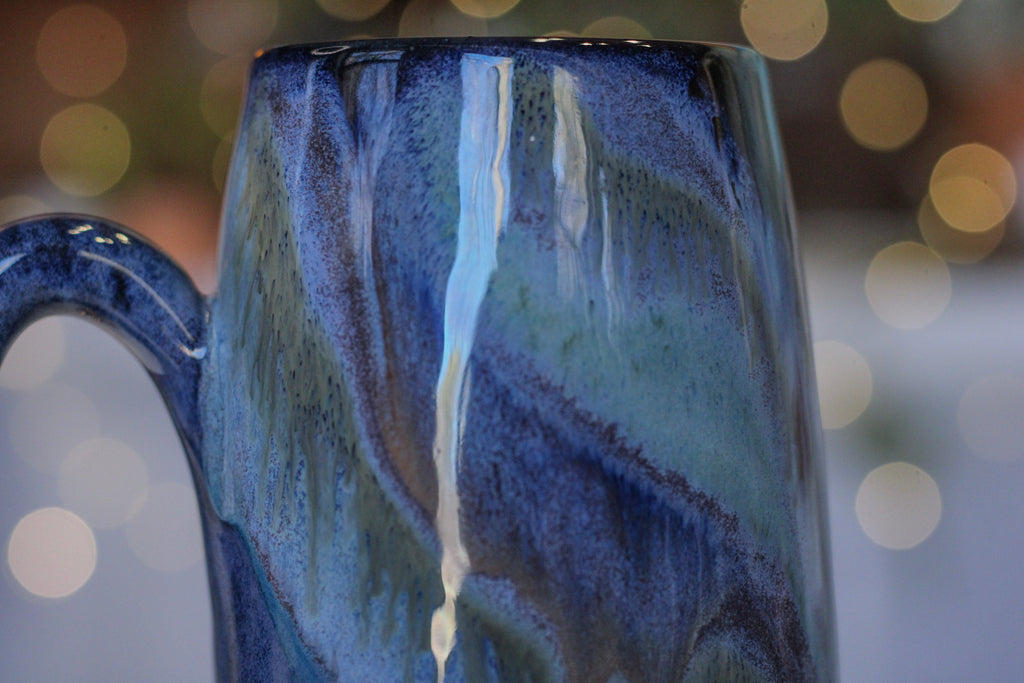 22-B Soft Earth Series Blue/Black PROTOTYPE Mug - MINOR MISFIT, 23 oz. - 10% off