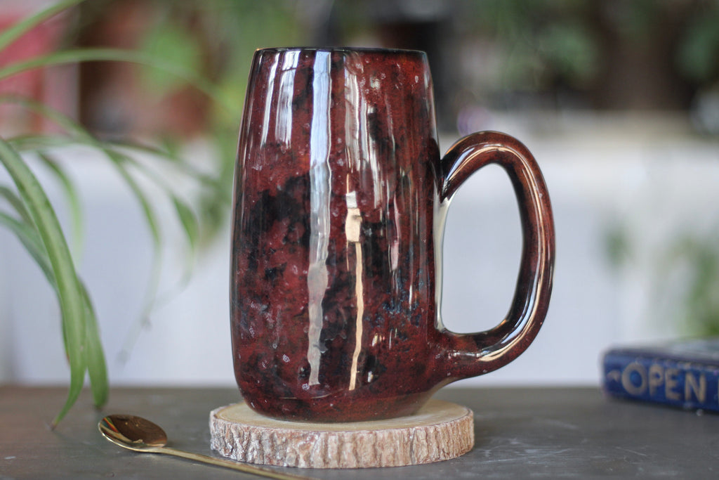 25-B Dragon's Blood Agate Mug, 25 oz.