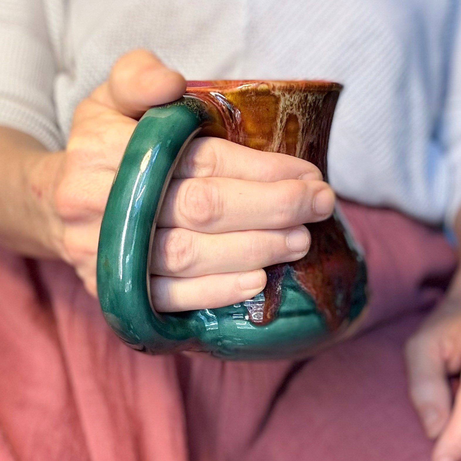 24-F Molten Flared Textured Mug, 16 oz.