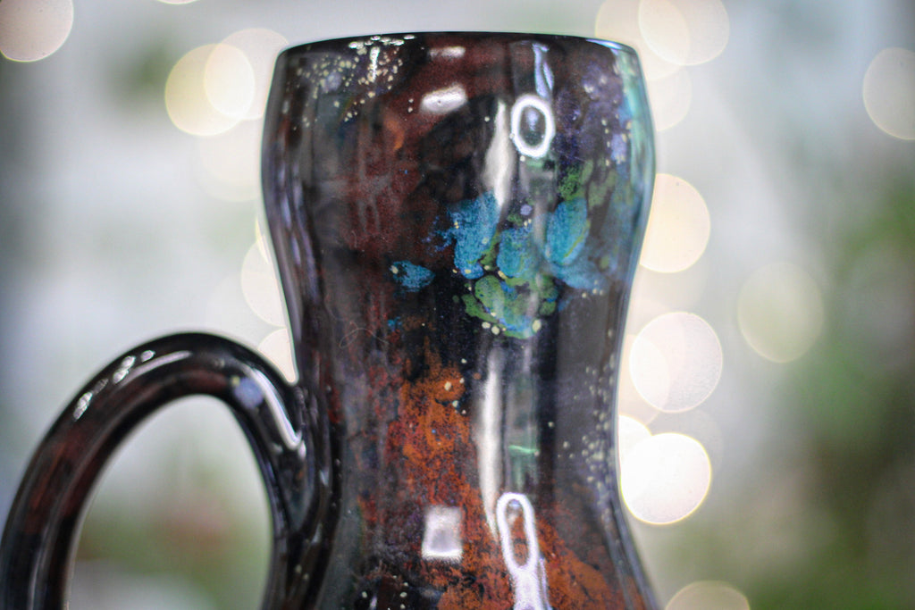 23-A Rainbow Stellar Tall Gourd Mug, 28 oz.