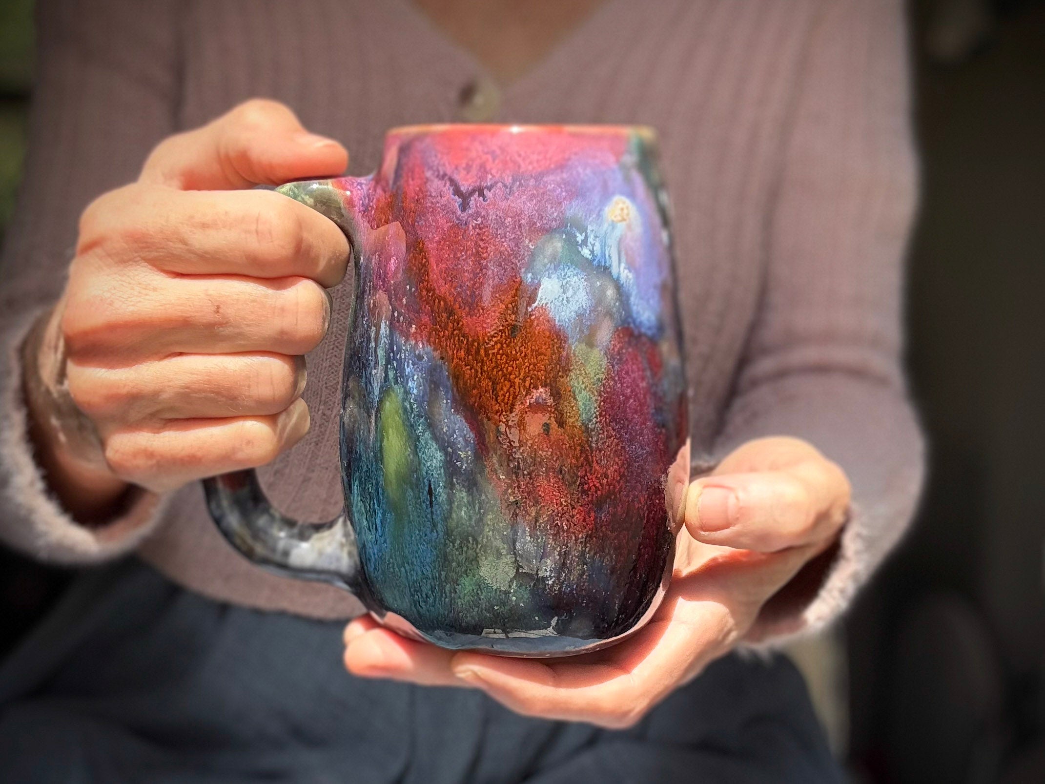 25-C Rainbow Stellar Variation Mug, 21 oz.