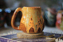 Load image into Gallery viewer, 09-F Pumpkin Chai EXPERIMENT Textured Crock Mug, 17 oz.