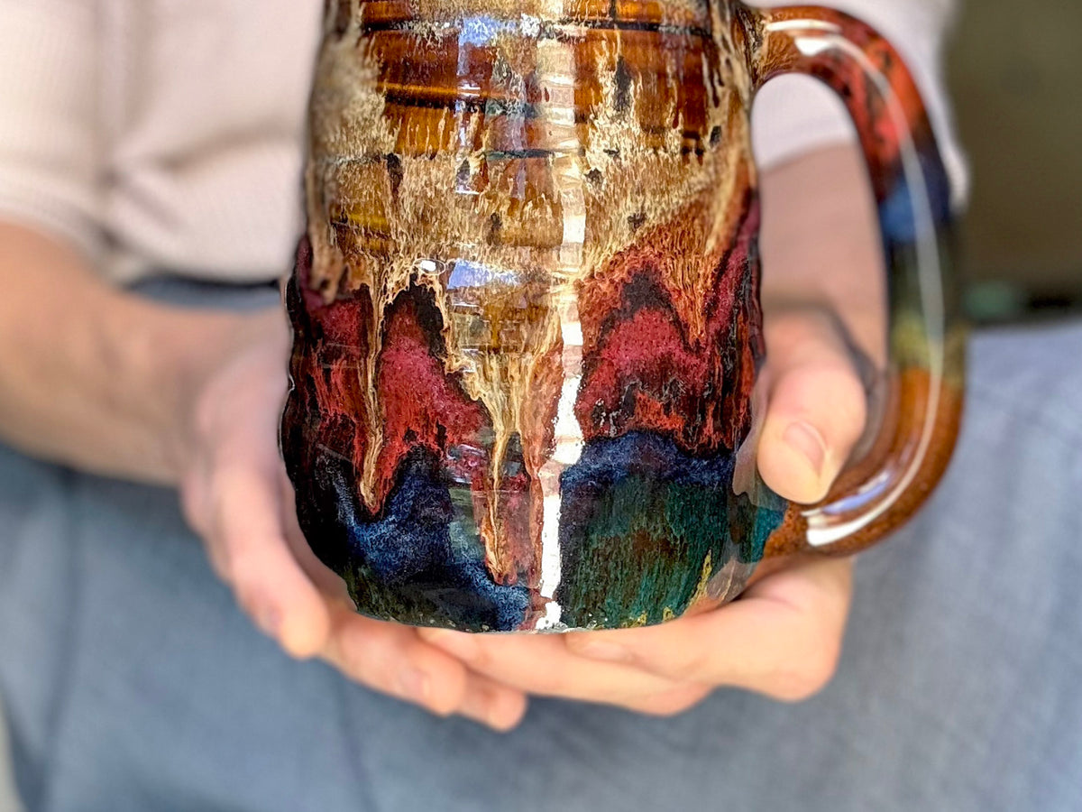 24-D Desert Oasis Swirly Mug - MISFIT, 28 oz. - 15% off