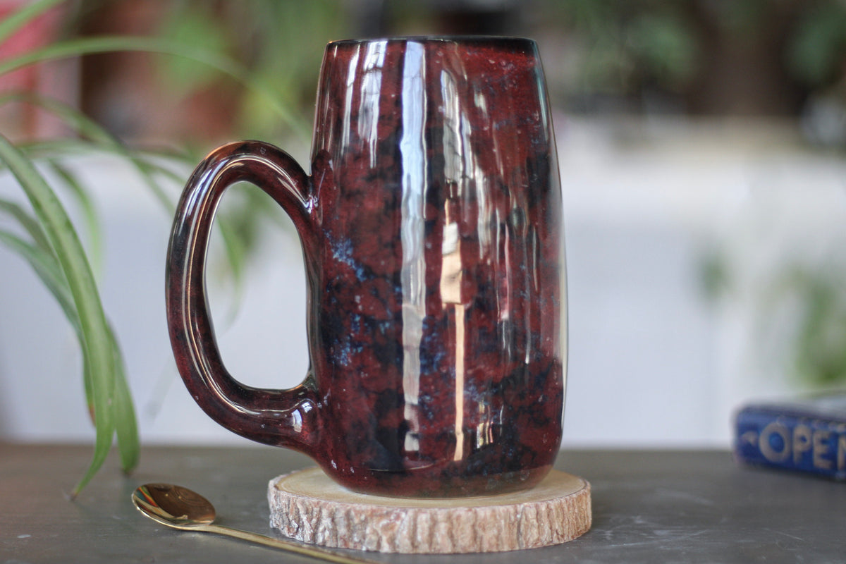 25-B Dragon's Blood Agate Mug, 25 oz.