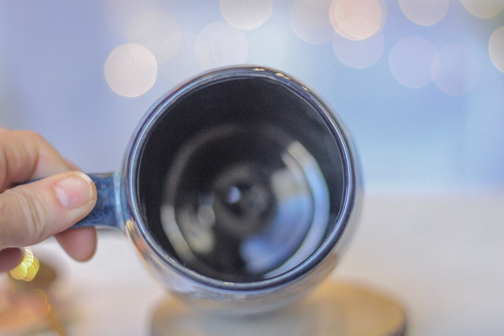 22-B Soft Earth Series Blue/Black PROTOTYPE Mug - MINOR MISFIT, 23 oz. - 10% off
