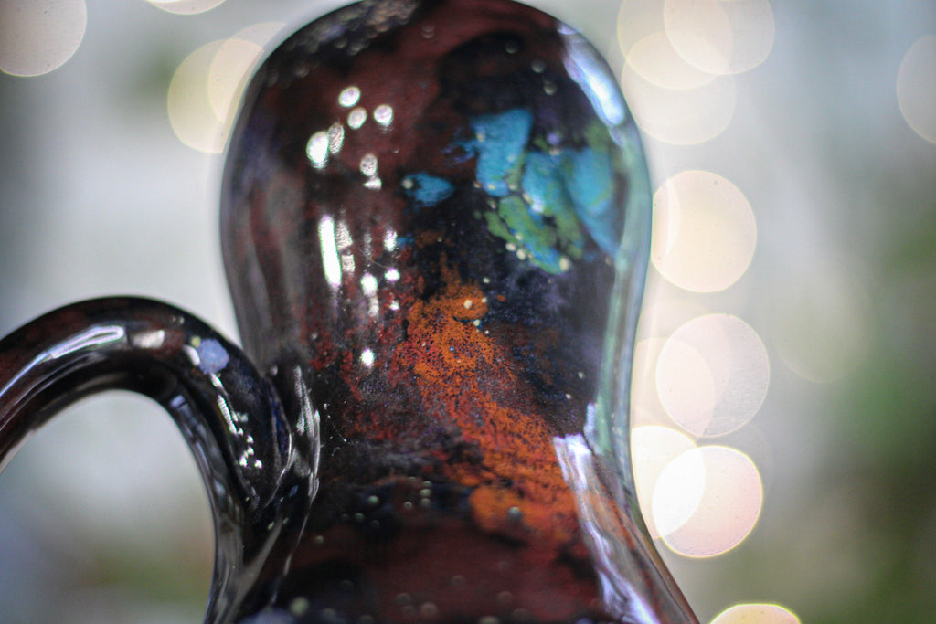 23-A Rainbow Stellar Tall Gourd Mug, 28 oz.