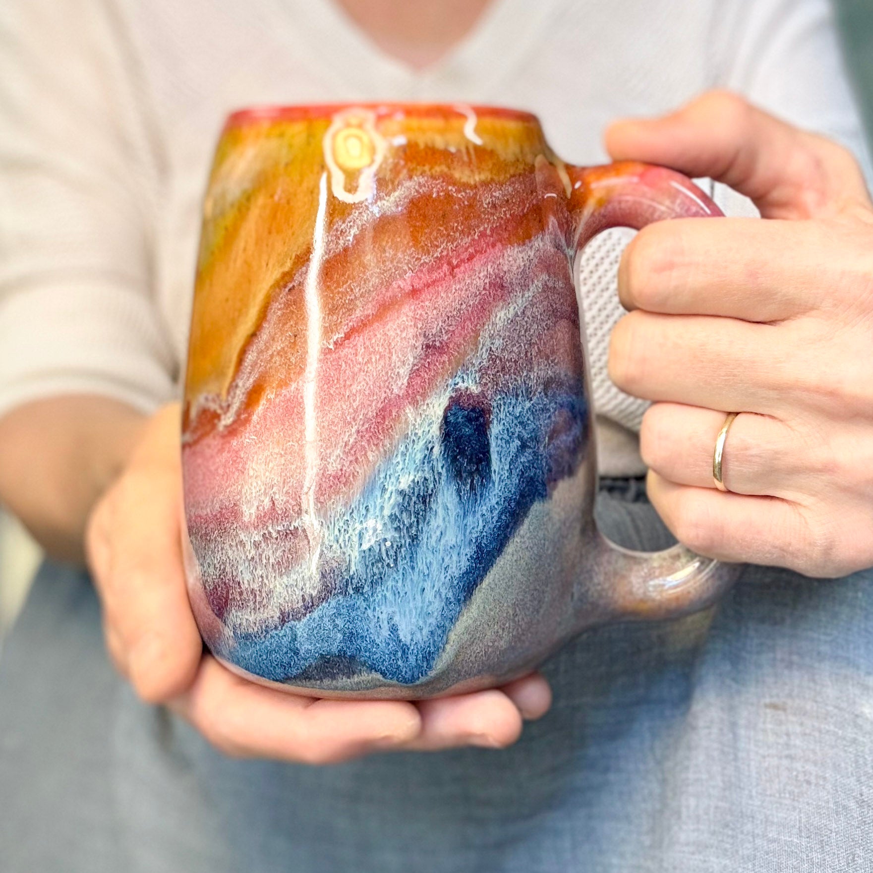 03-D Rainbow Valley Simple Mug, 24 oz.