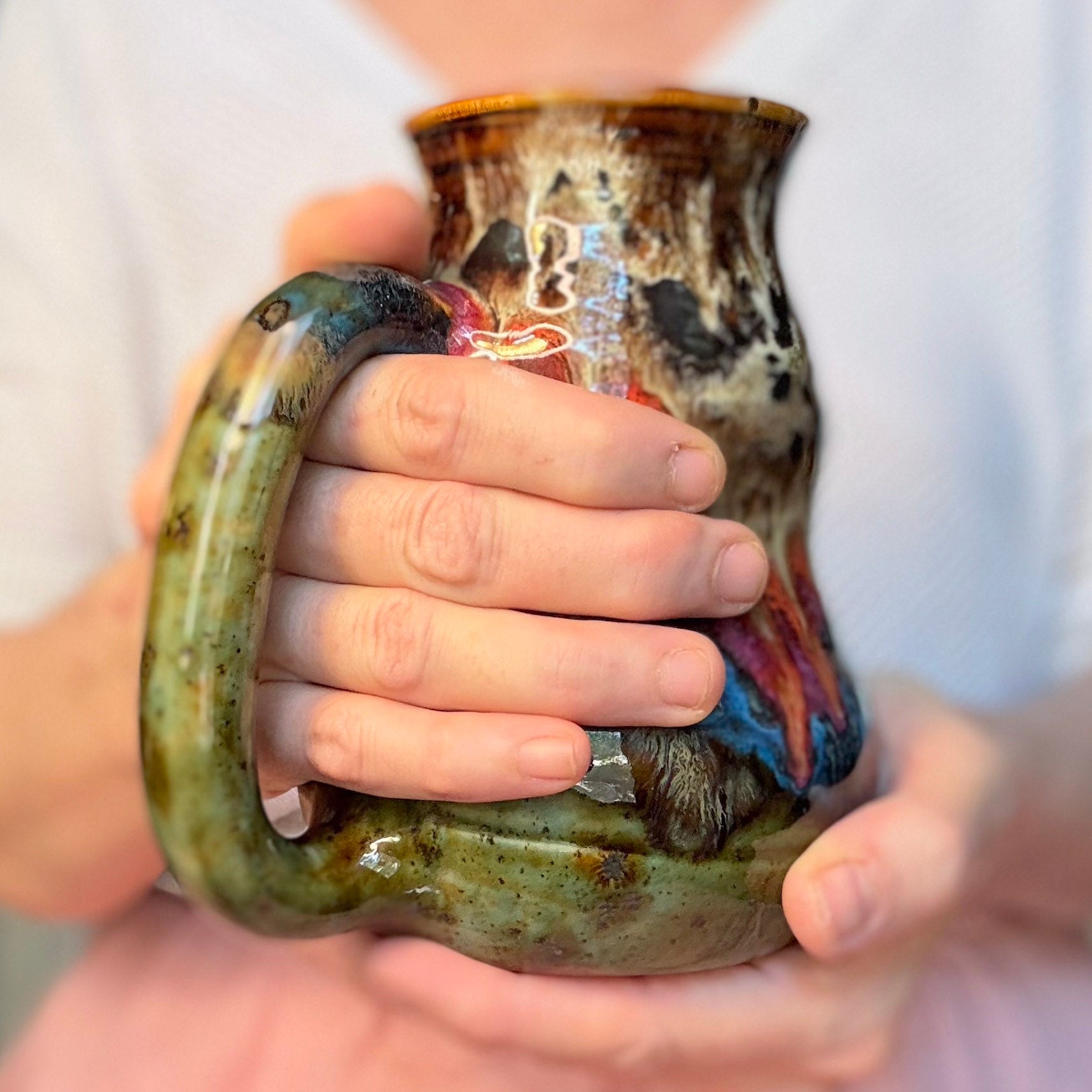 03-B Molten Cheetah Cuddle Mug, 24 oz.