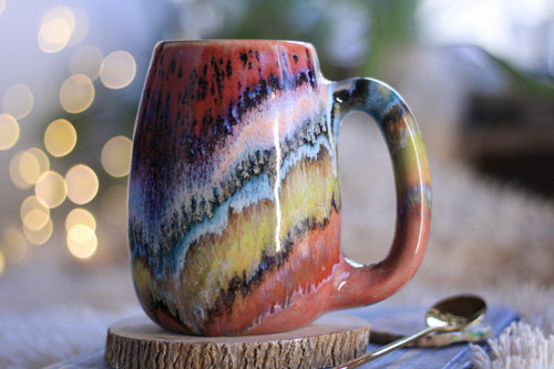 03-B Rainbow Family PROTOTYPE Mug - TOP SHELF, 19 oz.