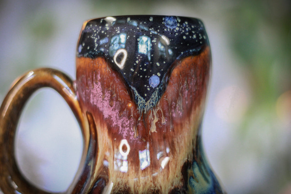 03-B Starry Night Gourd Mug - TOP SHELF, 21 oz.