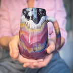 03-B Purple Mountain Majesty Slender Mug, 27 oz.