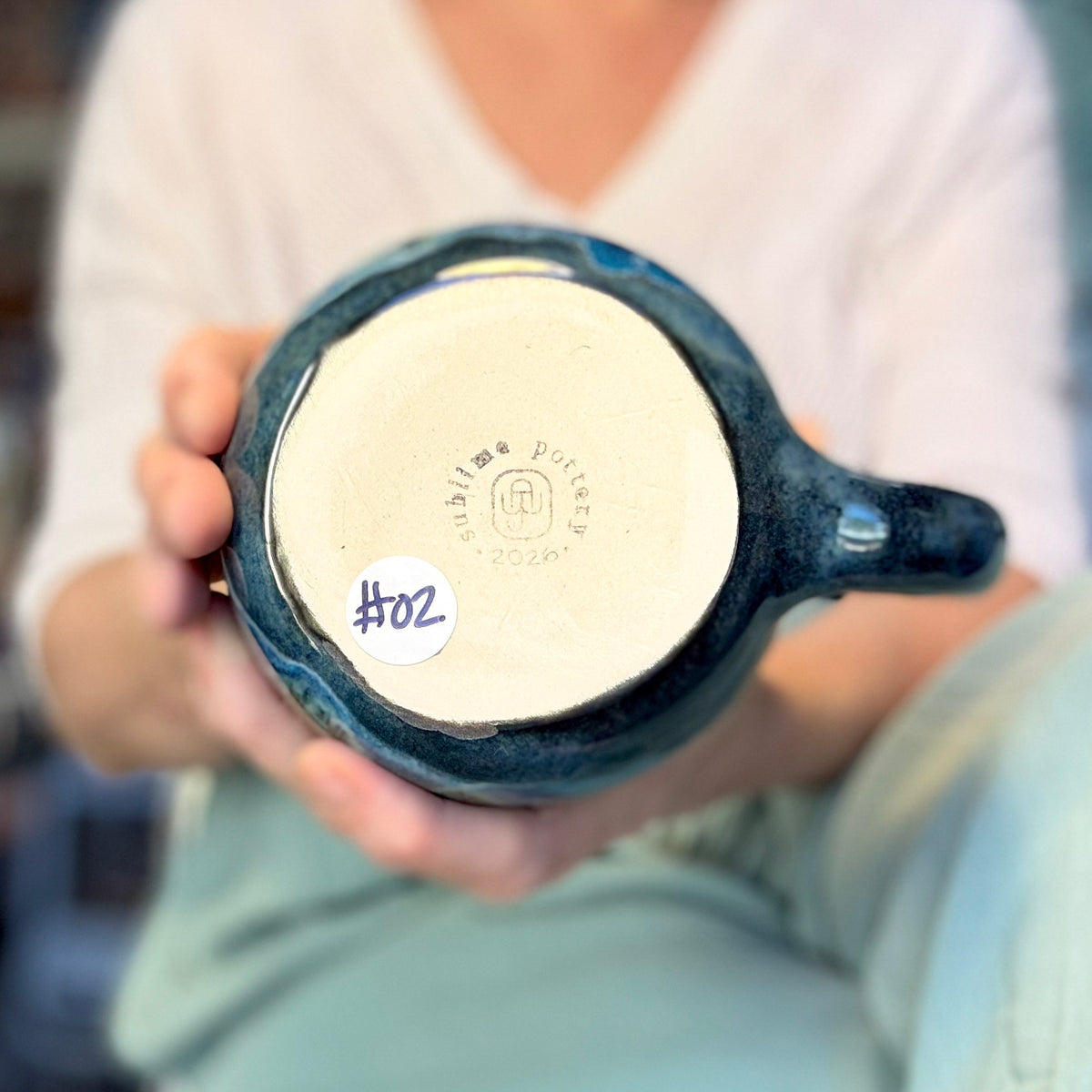02-B Misty Mountain Midnight Curvy Mug - TOP SHELF MISFIT, 24 oz.