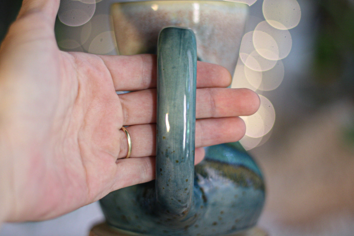 03-C TidePool Variation Barely Flared Acorn Mug, 16 oz.