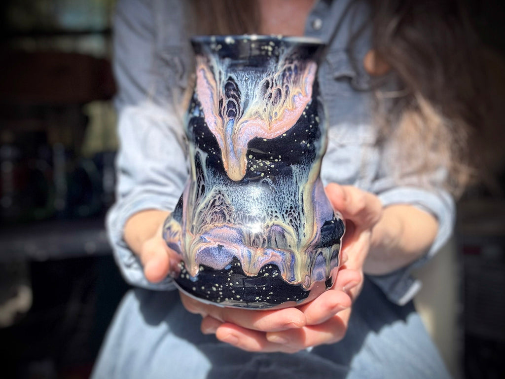 03-D Cosmic Amythyst Grotto Cuddle Mug - TOP SHELF, 23 oz.