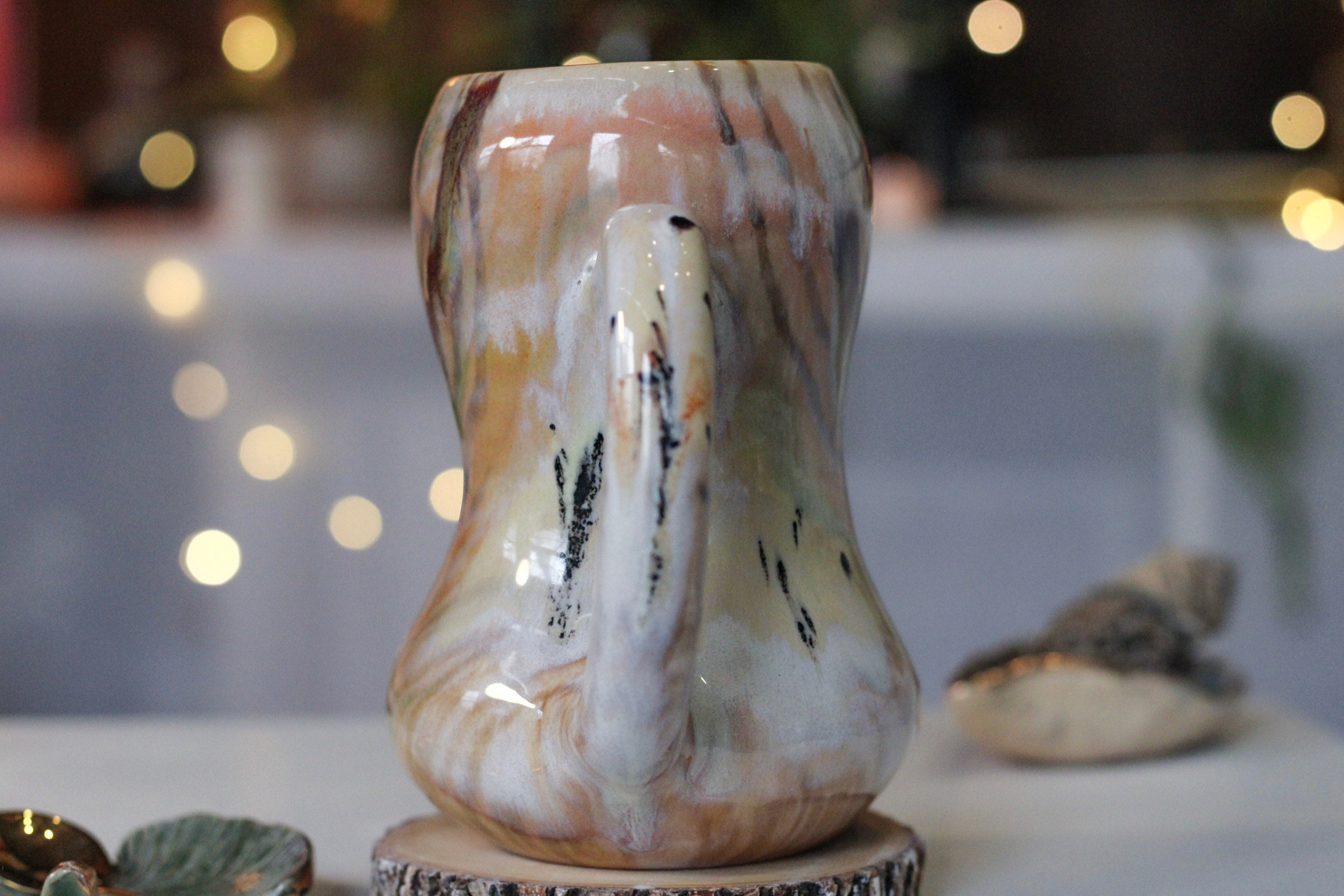 03-B Soft Earth Series PROTOTYPE Gourd Mug - MISFIT, 24 oz. - 20% off
