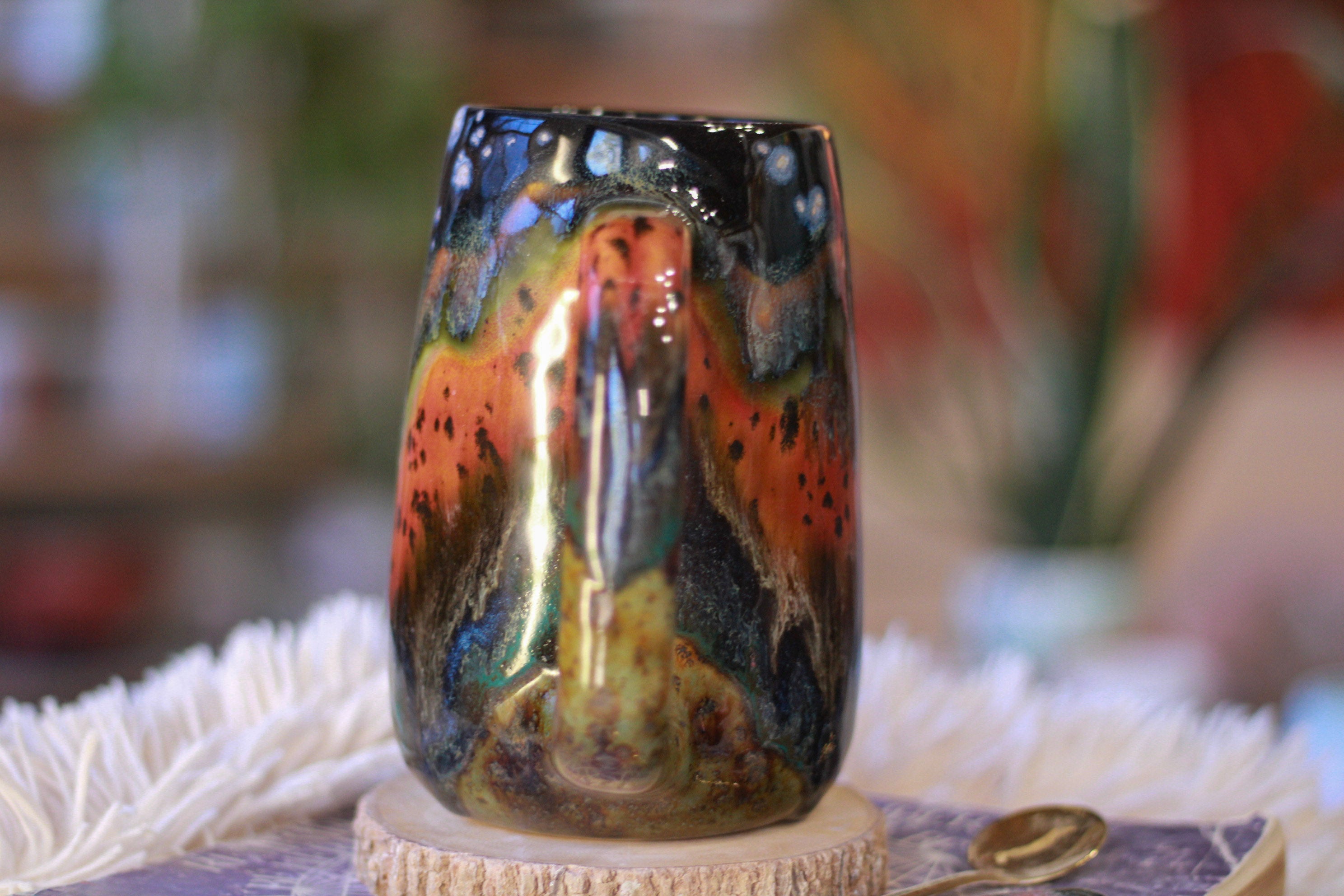 03-A Green Mountain Midnight Textured Mug - TOP SHELF, 25 oz.
